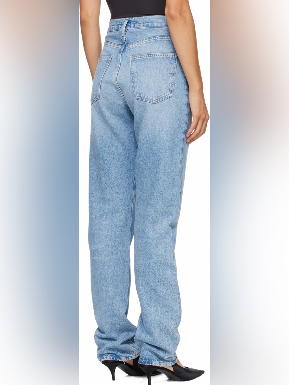 AGOLDE ’90s Mid-Rise Loose Straight-Leg Jeans | Size 28 | Light Wash - Picture 4 of 14